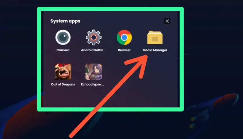 Pic indicate tp click on File Manager